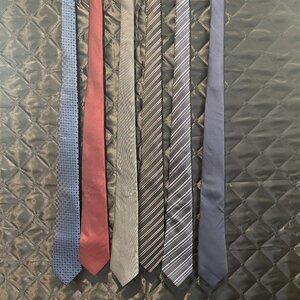 Men’s Neck Tie Lot – 6 Ties – Classic & Professional Styles/ SOLD TOGETHER!!